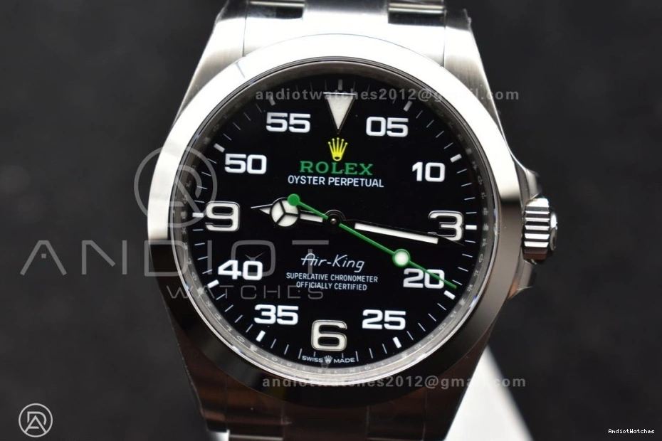 Edition 1:1 VS VSF SS Best 509 Black Bracelet 904L on Air-King 126900 Dial SmoothTexture Steel 0816